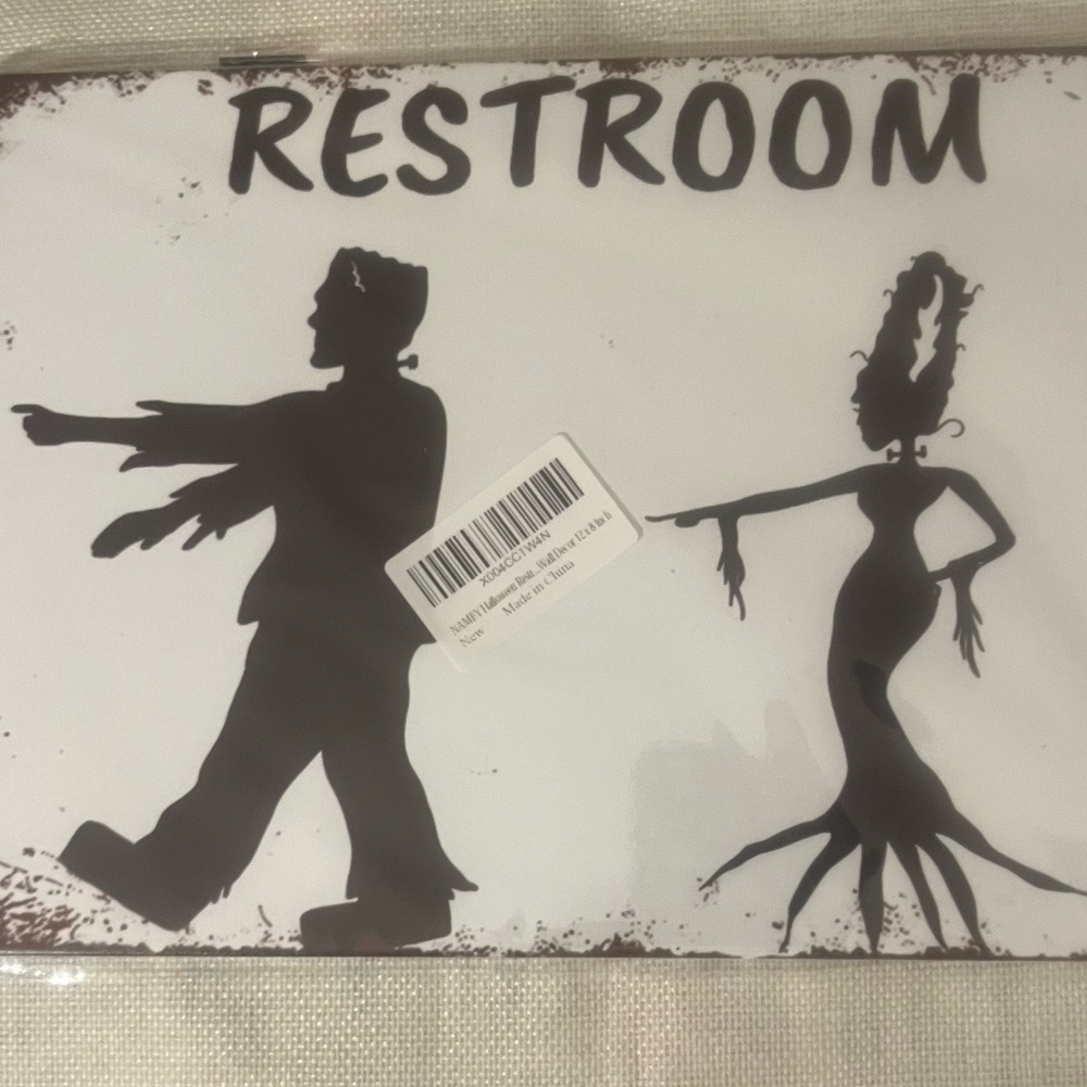 2/$14.00 Frankenstein Bathroom Sign - Picture 4 of 7
